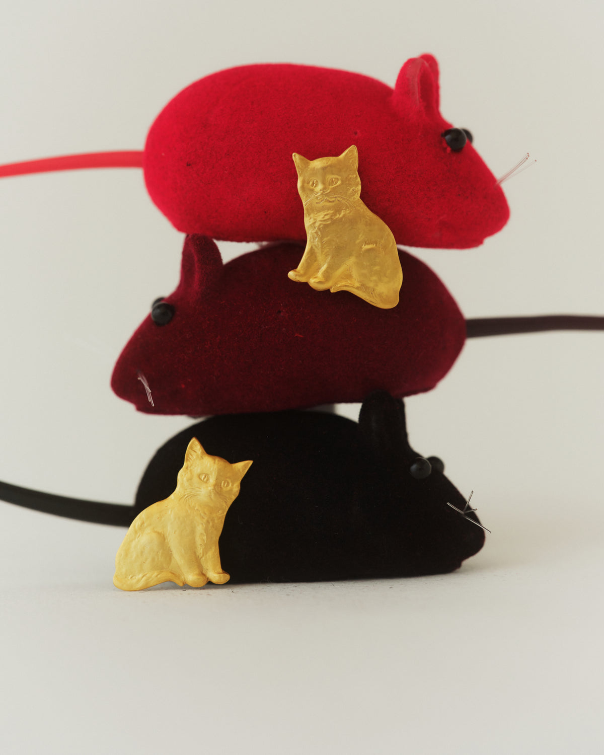 BONCUK cat earrings from EFEK’s Cats of Istanbul collection
