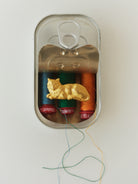 ŞÖBİYET lounging cat brooch from EFEK’s Cats of Istanbul collection