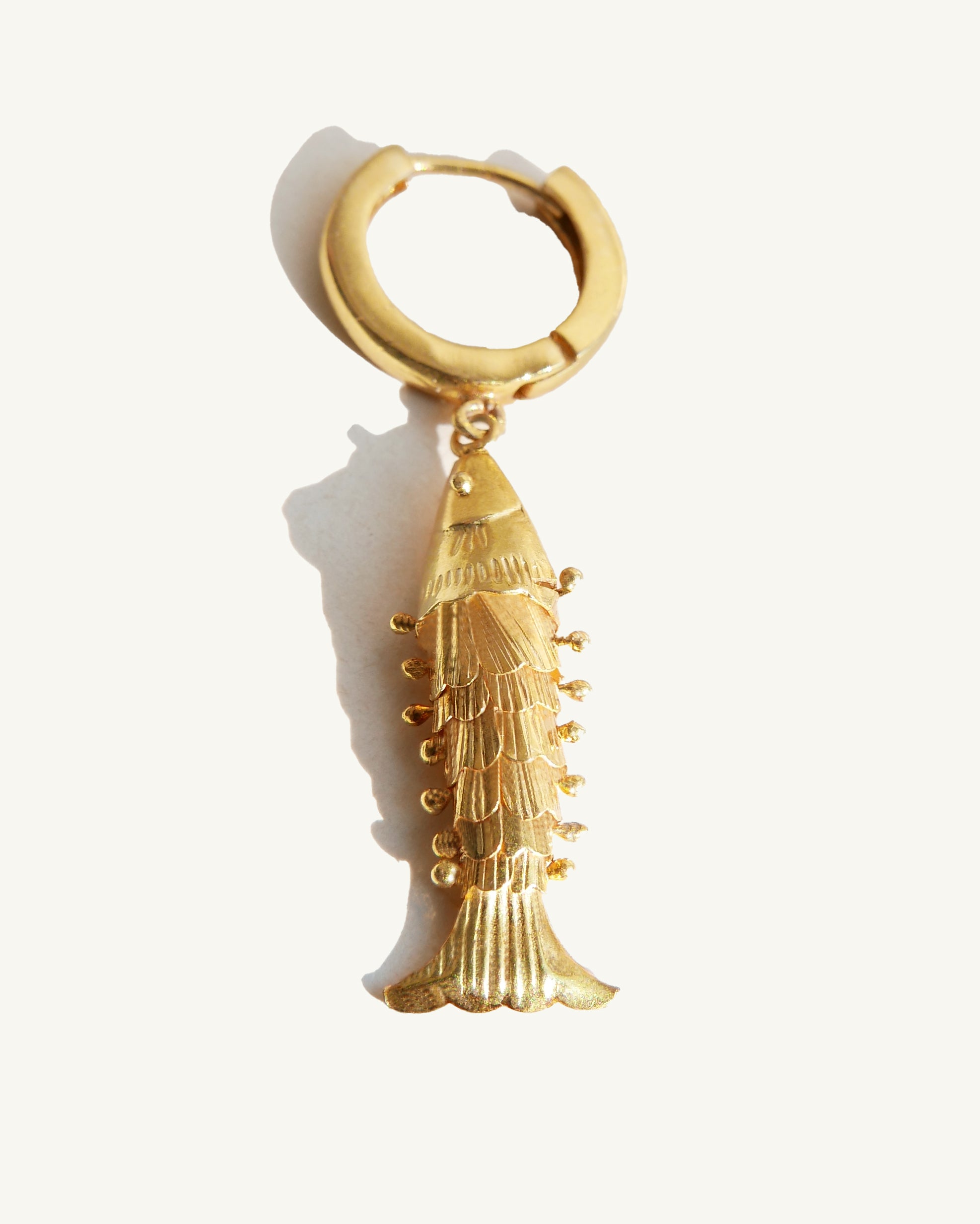 Articulated sales fish earrings