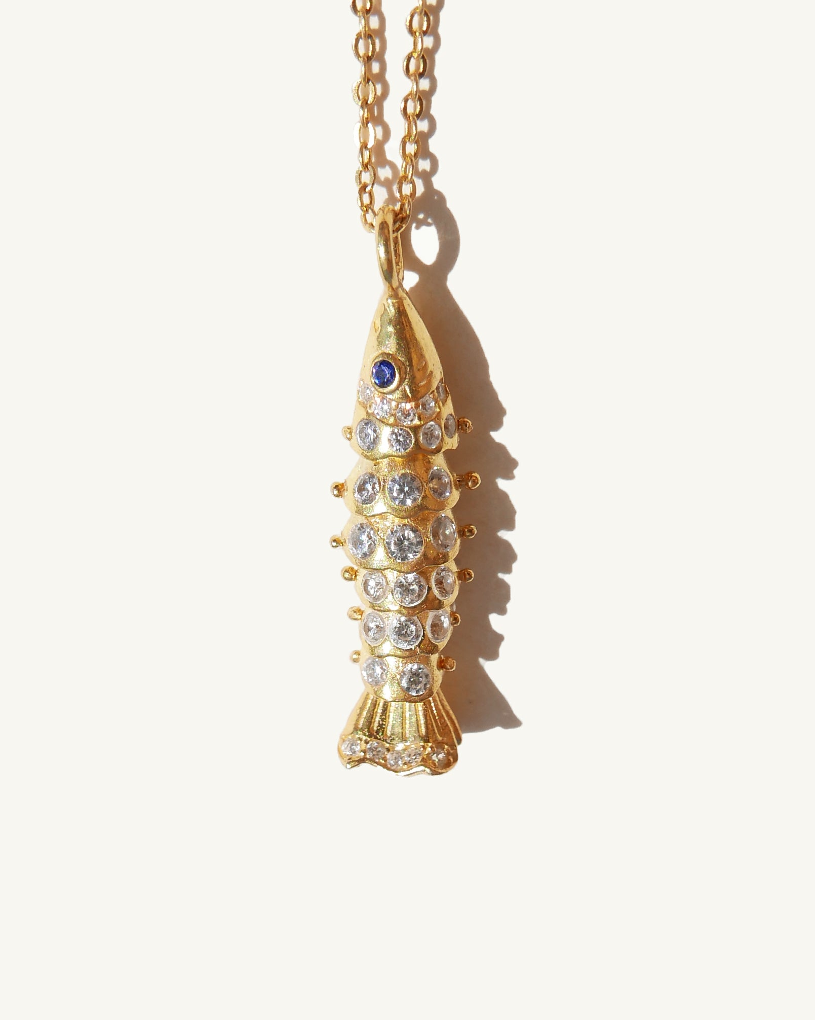 Articulated on sale fish necklace