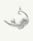 BİBER silver plated sterling silver cat pendant from EFEK’s Cats of Istanbul collection