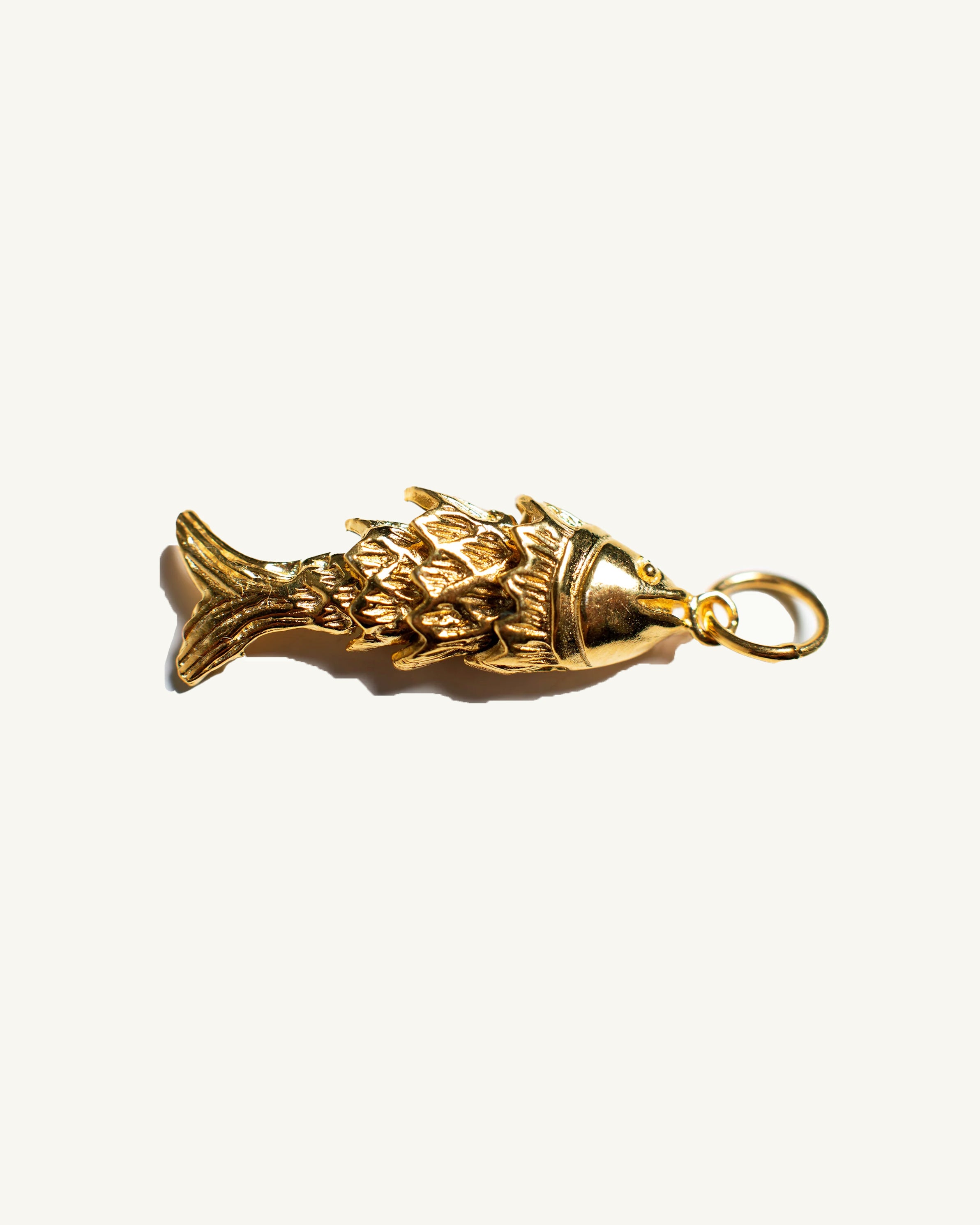 Articulated discount fish pendant