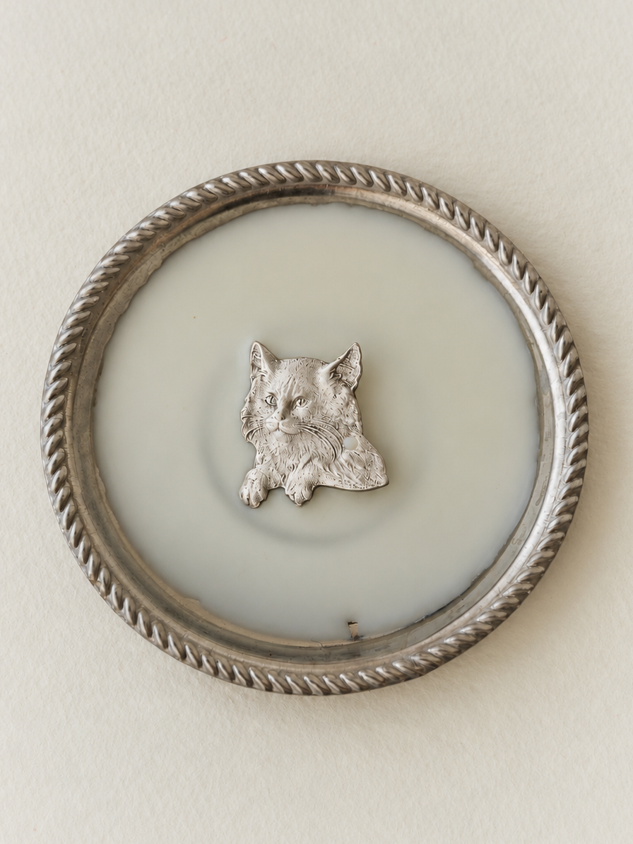 LOKUM cat brooch in a still life by EFEK