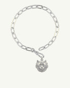 SÜTLAÇ silver plated sterling silver cat charm bracelet by EFEK
