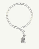 ZEYTİN silver plated sterling silver cat charm bracelet by EFEK